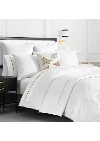 Geo Clip Jacquard Comforter Set