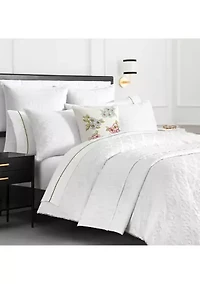 Geo Clip Jacquard Comforter Set