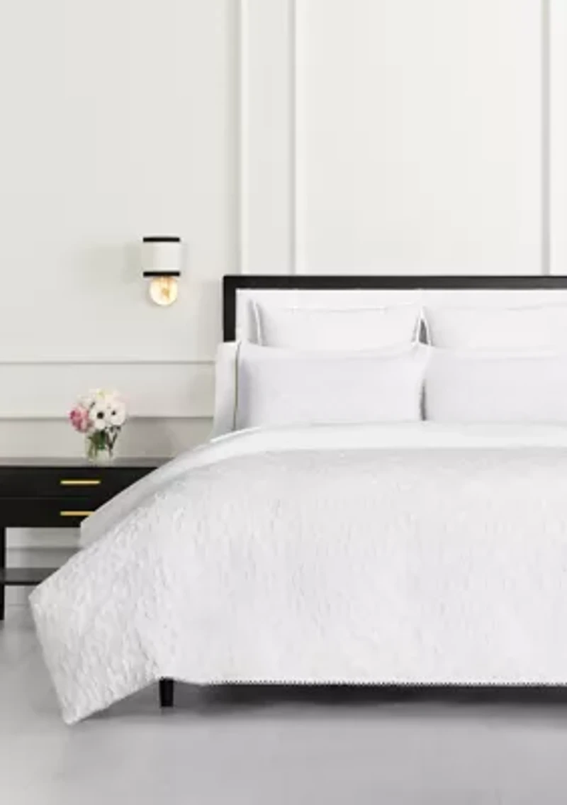 Geo Clip Jacquard Comforter Set