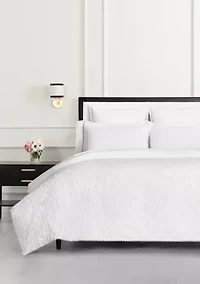 Geo Clip Jacquard Comforter Set