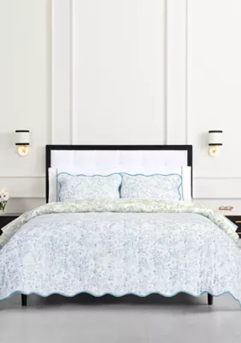 Kate Spade Tree Toile Quilt Set