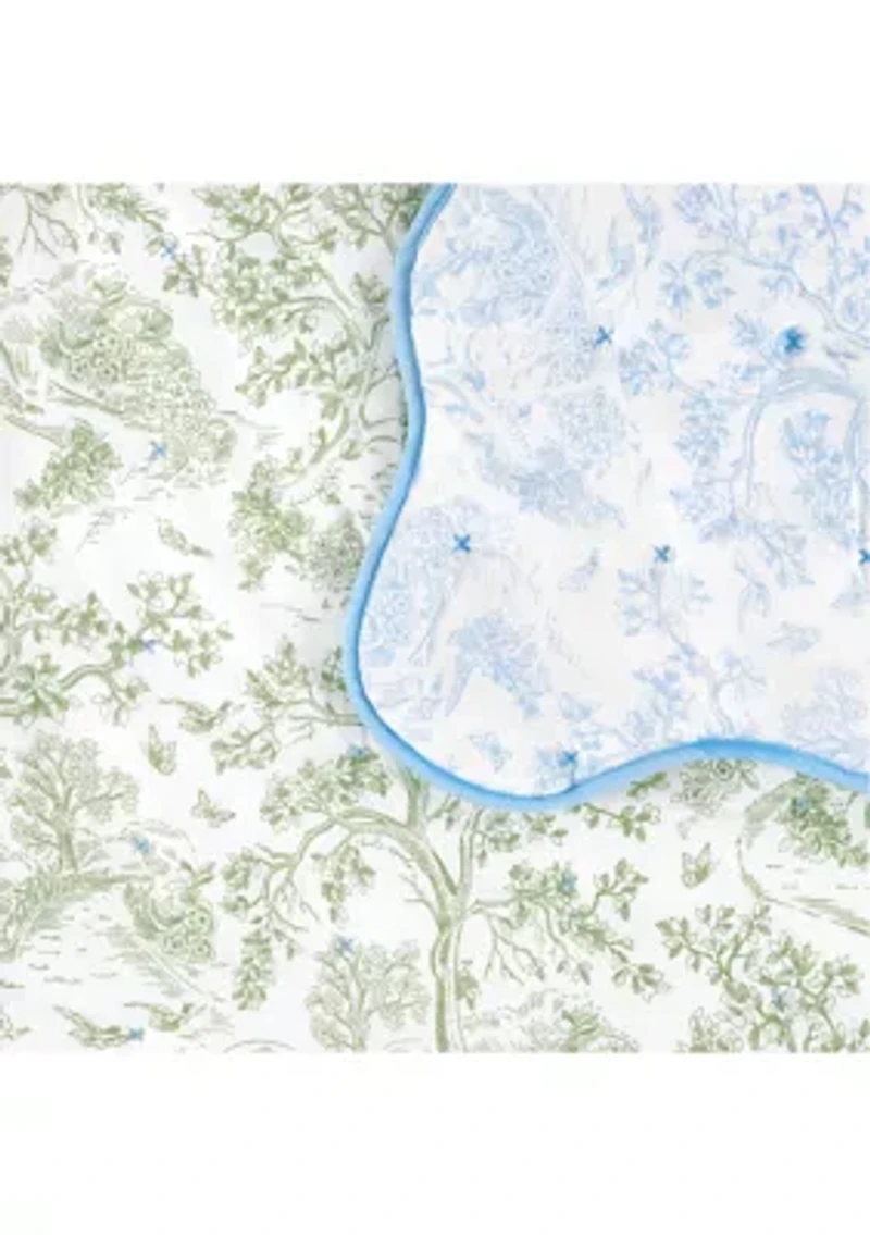 Kate Spade Tree Toile Quilt Set