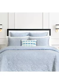 Spade Floral Euro Sham Pillow