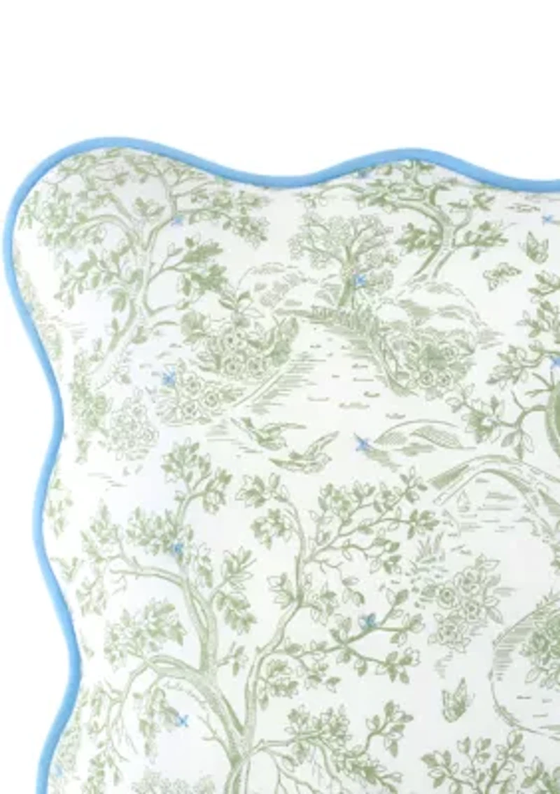 Tree Toile Euro Sham