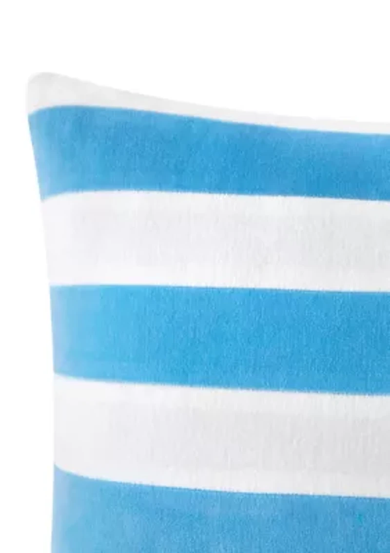 Striped Velvet Pillow
