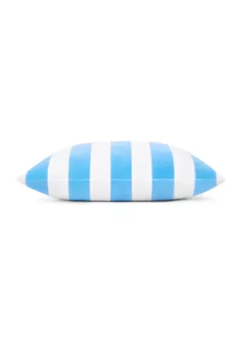 Striped Velvet Pillow