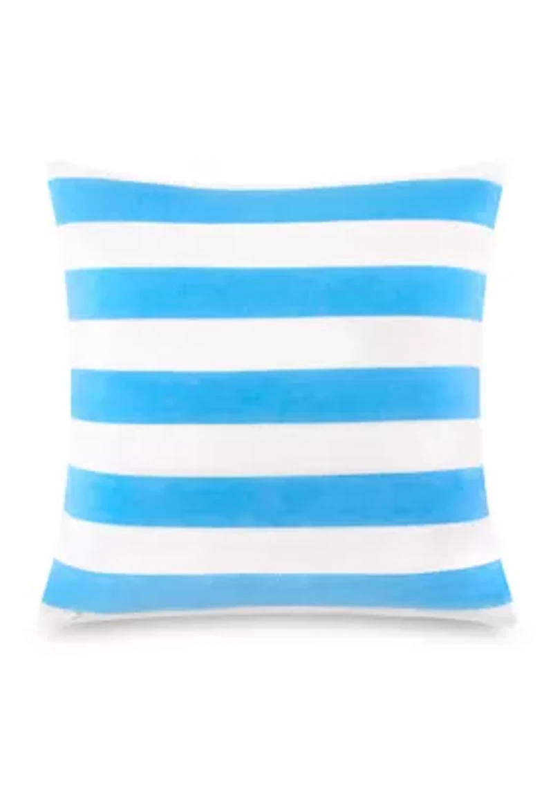 Striped Velvet Pillow