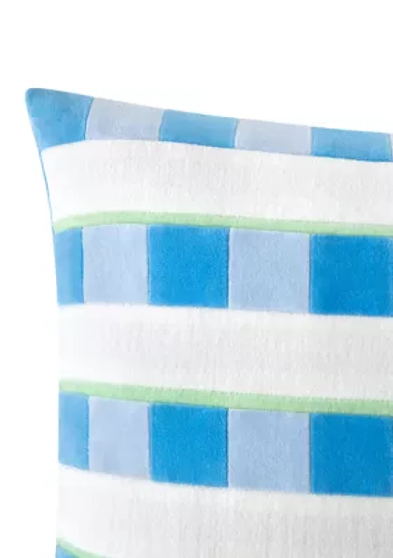 Plaid Velvet Pillow