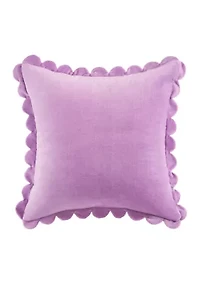 Scalloped Edge Pillow