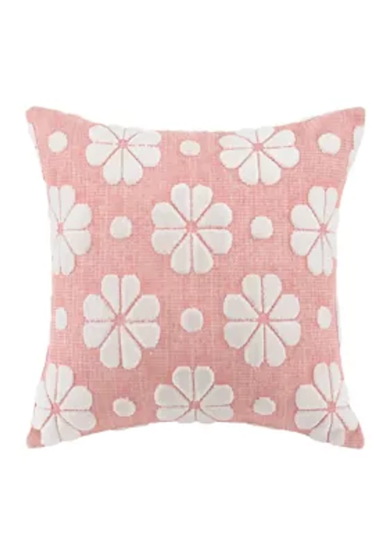 Spade Floral Pillow