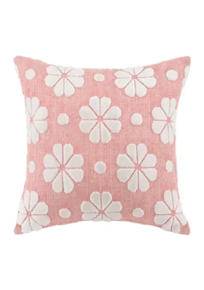 Spade Floral Pillow