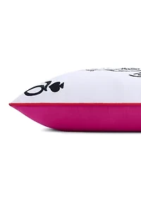 Queen Of Spades Throw Pillow