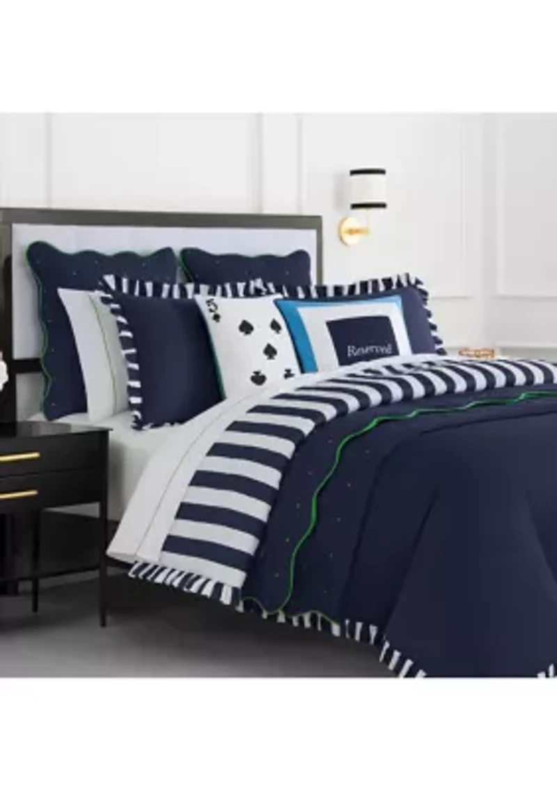 5 Of Spades Throw Pillow