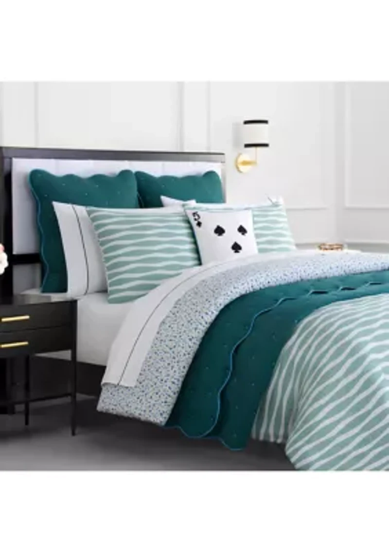 5 Of Spades Throw Pillow