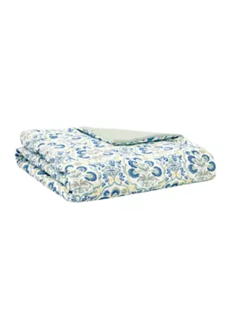 Floral Ogee 10-Piece Bedding Set
