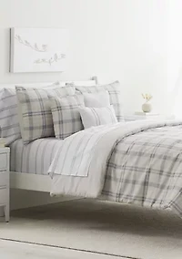 Plaid 10 Piece Comforter Set