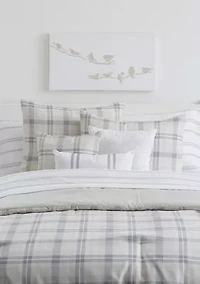 Plaid 10 Piece Comforter Set