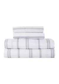 Plaid 10 Piece Comforter Set