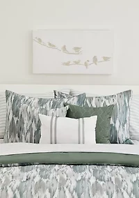 Abstract Ikat Comforter Set