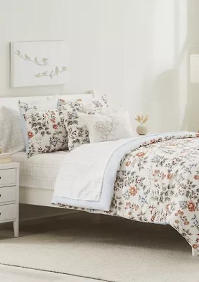 Floral Roadmap 10 Piece Comforter Set