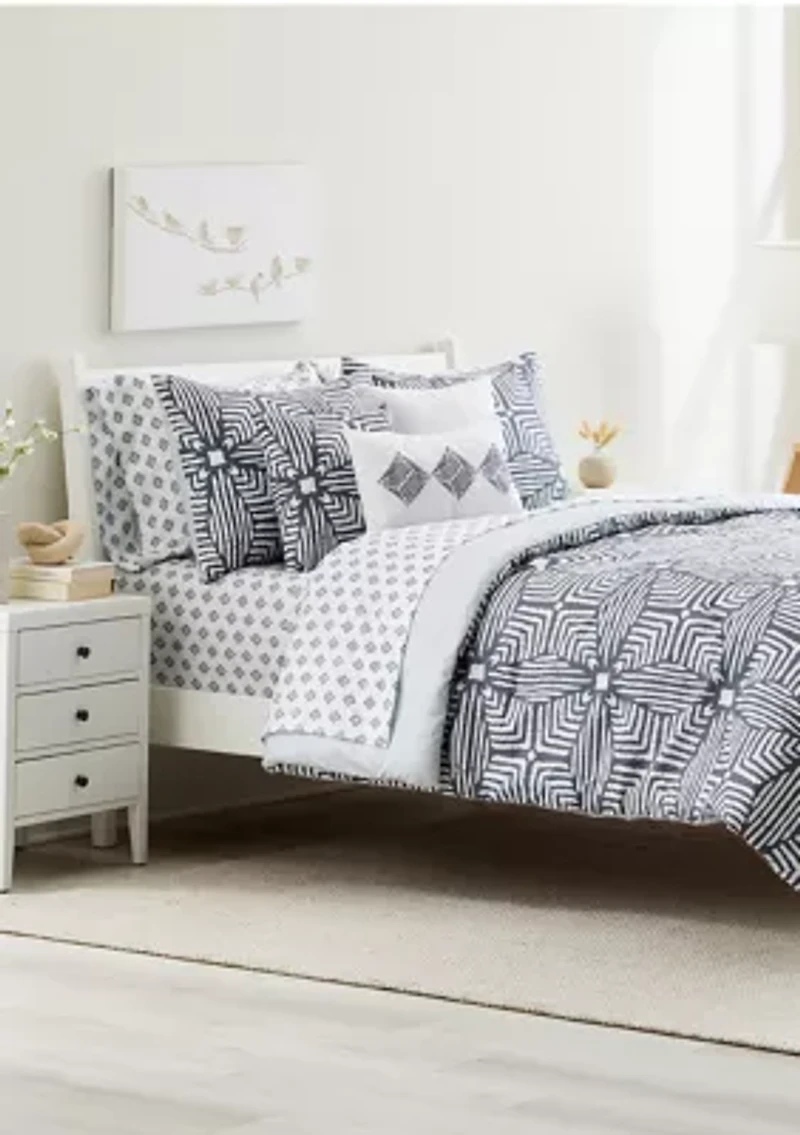 Myra 10-Piece Comforter Bedding Set