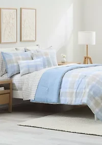 Sketch Plaid Comforter Set