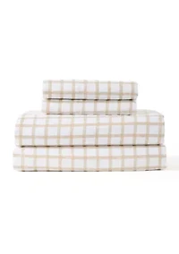 Sketch Plaid Comforter Set