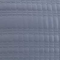 Solid Stitch 3-Piece Quilt Set