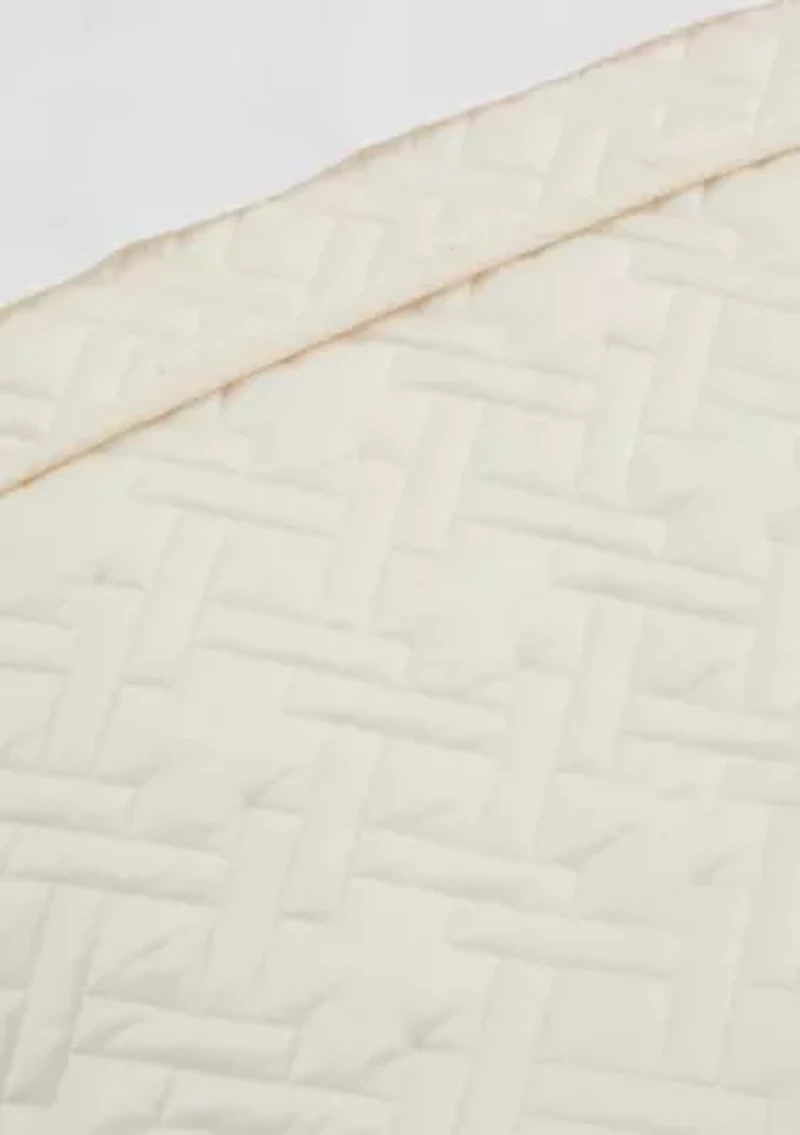 Chain Stitch Quilt Bedding Set