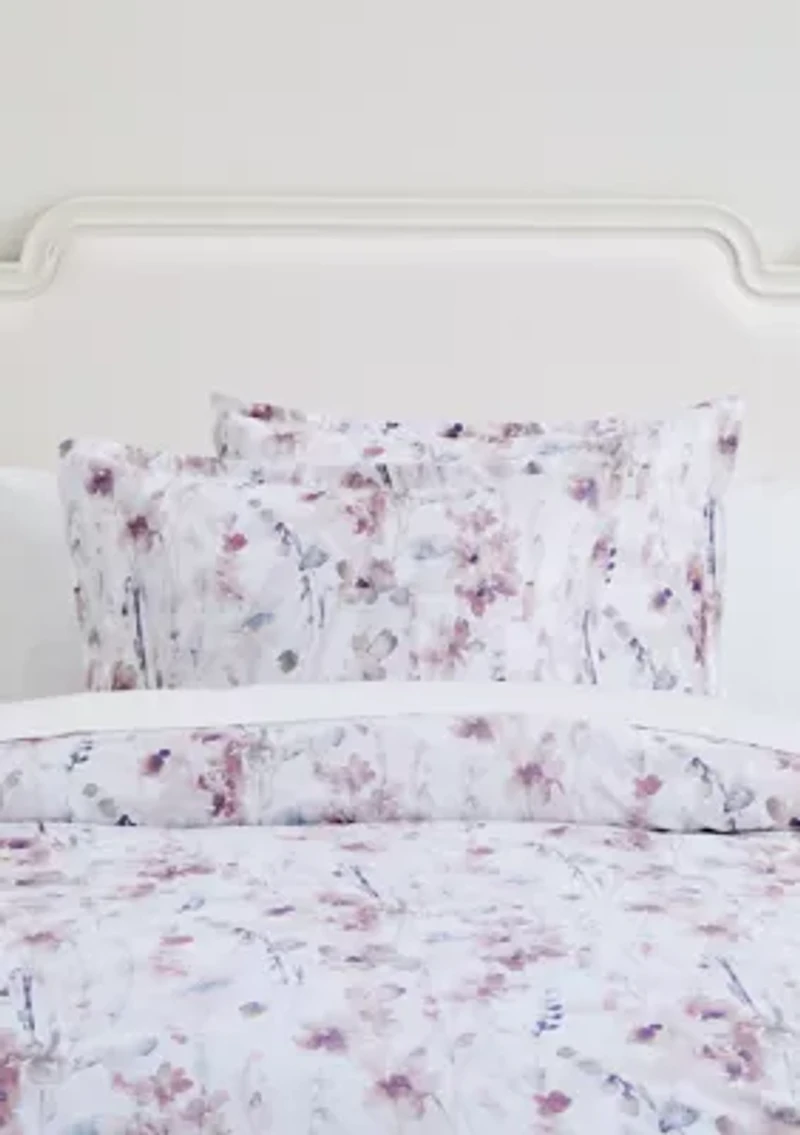 Muted Floral 3-Piece Comforter Set