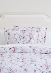 Muted Floral 3-Piece Comforter Set
