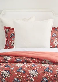 First Blooms Terracotta 3 Piece Comforter Set