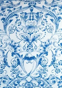 Porcelain Scroll 3 Piece Comforter Set