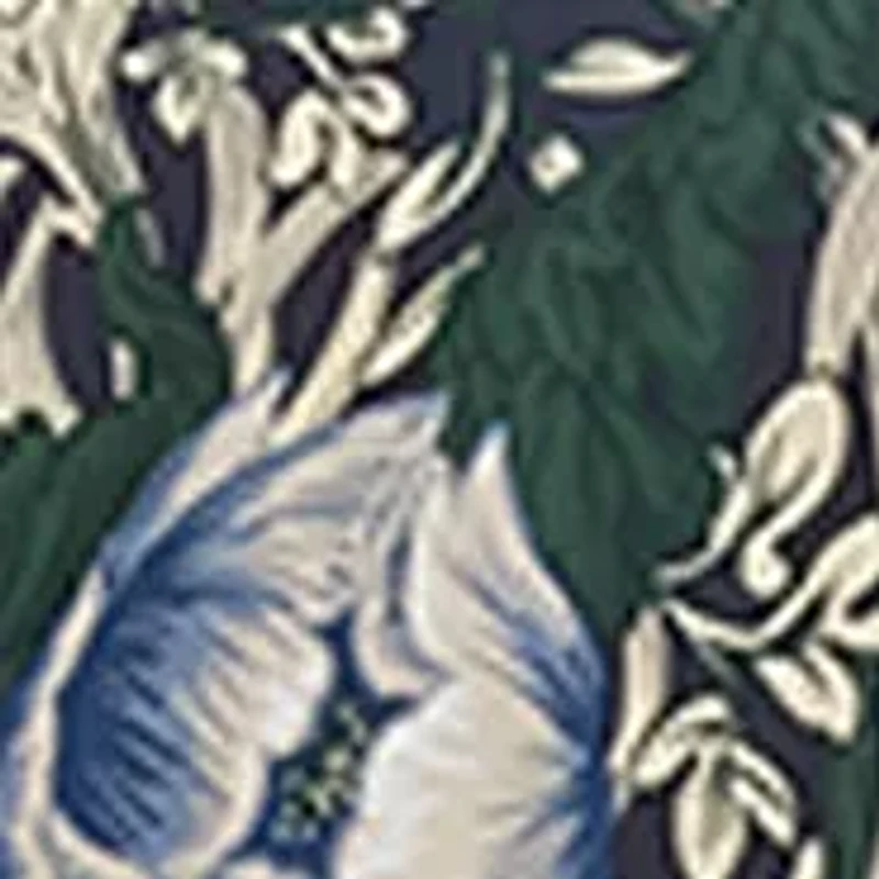 Navy Floral Comforter Set