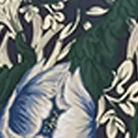 Navy Floral Comforter Set