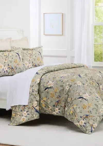Sage Pheasant Comforter Set