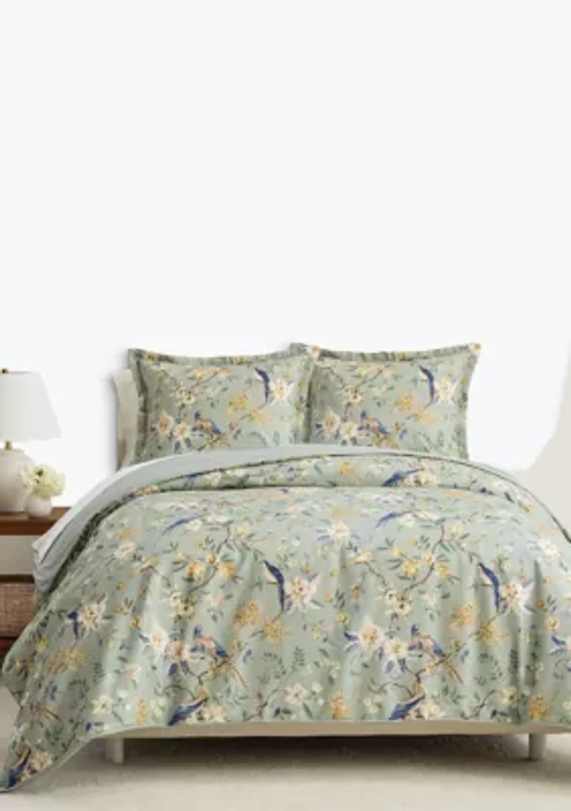 Sage Pheasant Duvet Set