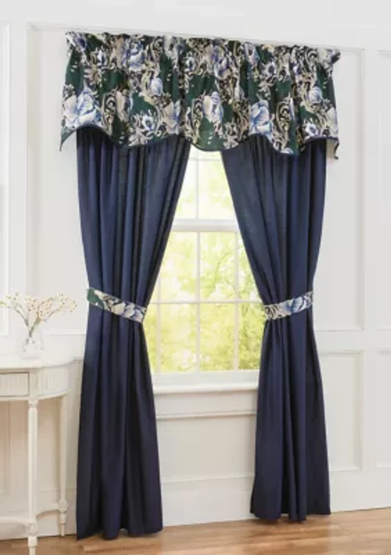 Navy Drapes
