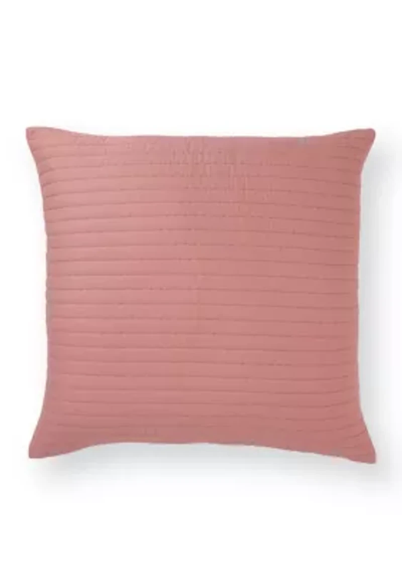 Winter Blooms Euro Sham