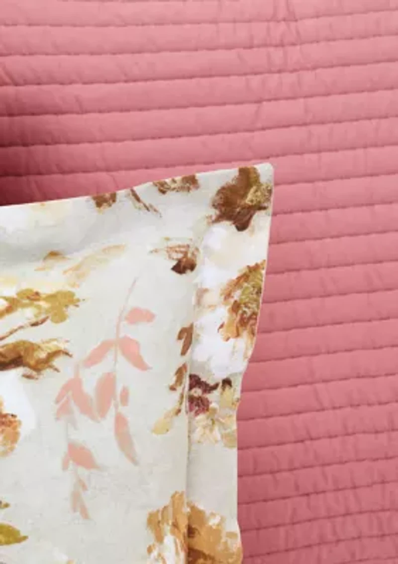 Winter Blooms Euro Sham