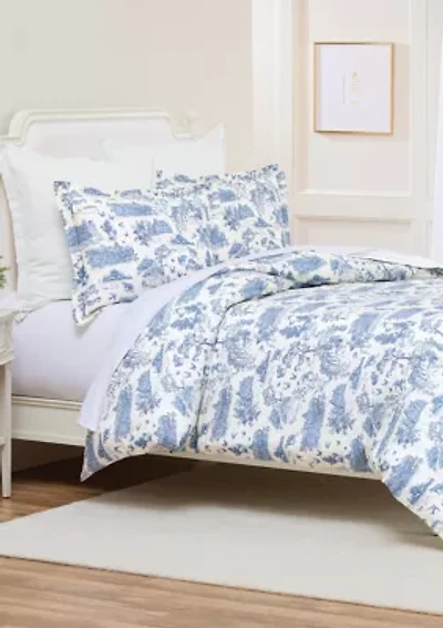 Toile Comforter Set