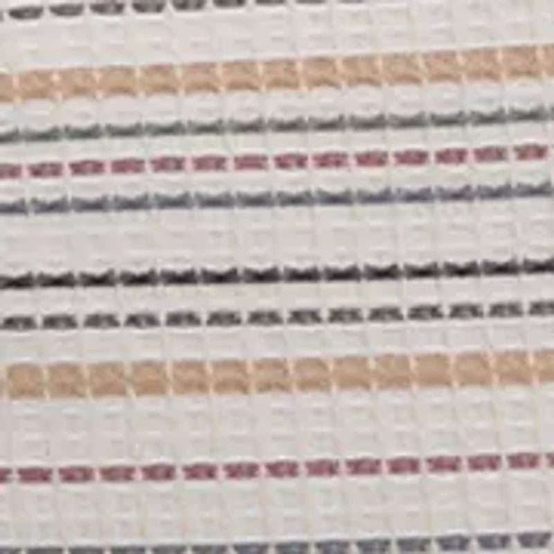 Home Yarn Dyed Waffle Stripe Comforter Set