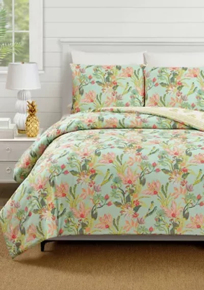 Queenie Tropical 3-Piece Comforter Set