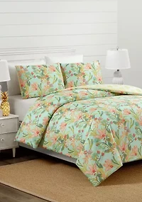 Queenie Tropical 3-Piece Comforter Set