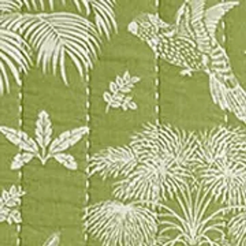 Queenie Palm Royale Quilt Set