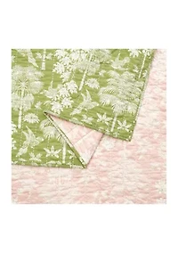 Queenie Palm Royale Quilt Set