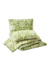 Queenie Palm Royale Quilt Set