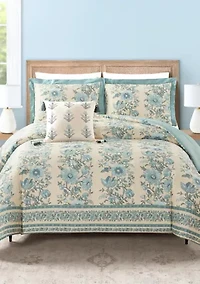 Mystic Moss Floral 3-Piece Comforter Set