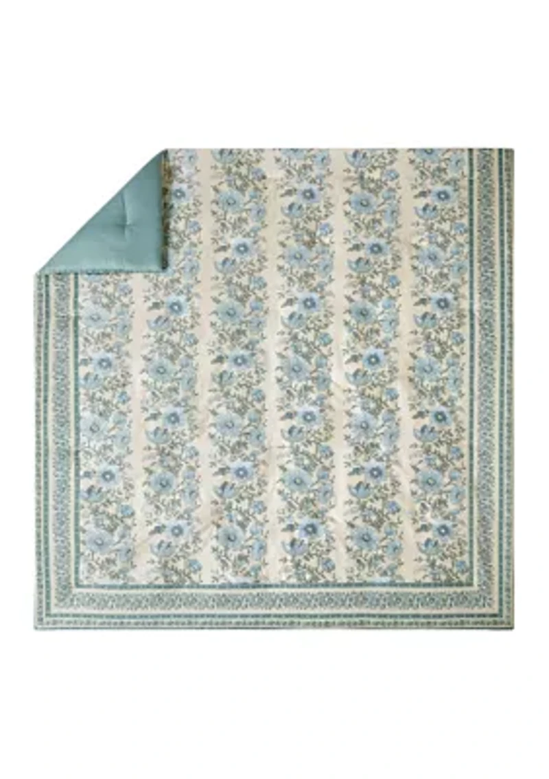 Mystic Moss Floral 3-Piece Comforter Set