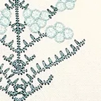 Mystic Moss Embroidered Accent Pillow